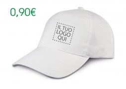Cappello Cappellino berretto golf 5 pannelli in cotone colorato-Bianco-SIK18040B_04